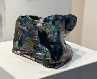 Sculptuur in Raku
