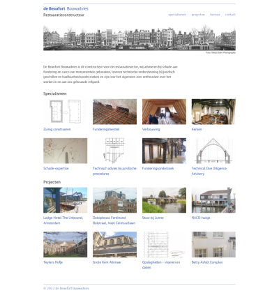 debeaufort.nl - homepage